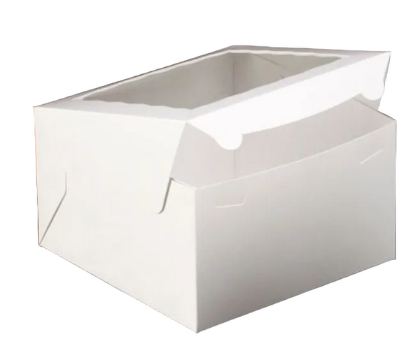 10" x 10" x 6" White Window Box