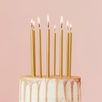 Gold Metallic Candles