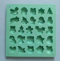 Silicone Mold Mini Christmas Asst