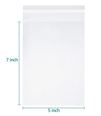 5"x7" Clear Treat Bags 100ct