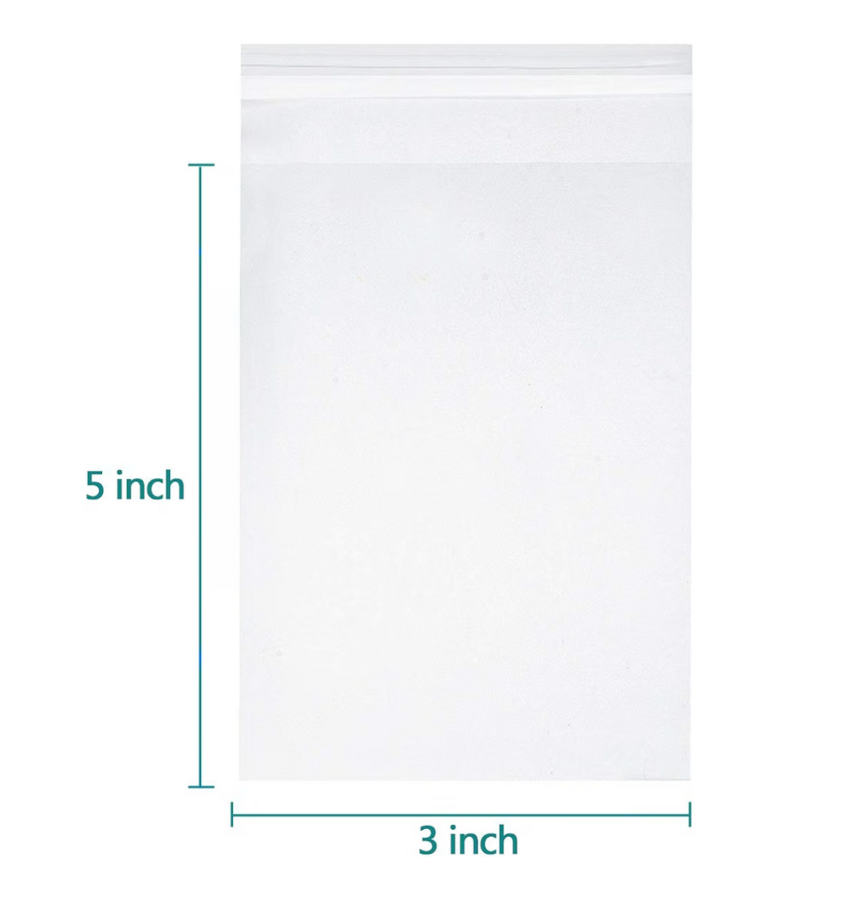 3"x5" Clear Treat Bags 100ct