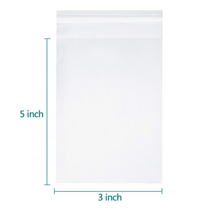 3"x5" Clear Treat Bags 100ct