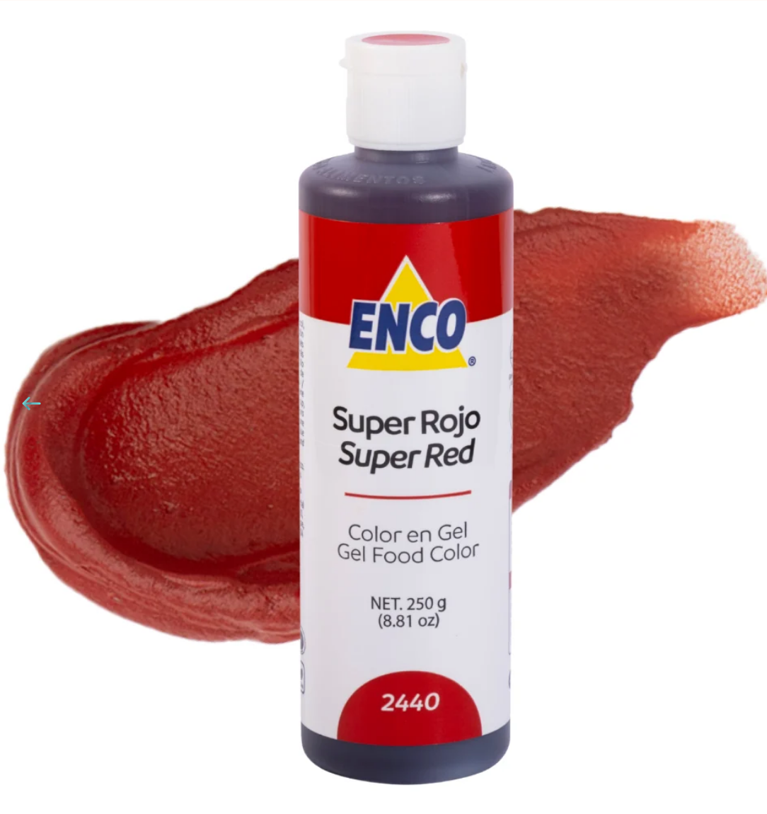 ENCO Super Red Gel Coloring 8.8oz