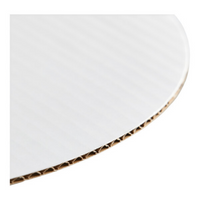 White paper with a corner folded over, showing the textured backside.