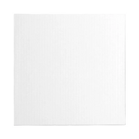 White square cardboard cake plate