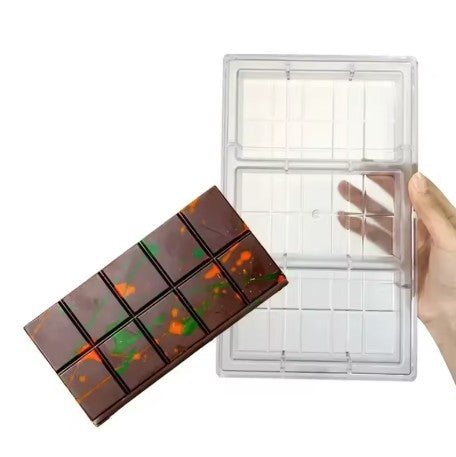 Polycarbonate Chocolate Bar Mold 3 Cavity