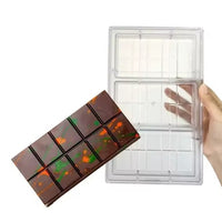 Polycarbonate Chocolate Bar Mold 3 Cavity