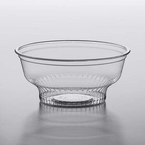 Choice 5 oz. Clear Plastic Dessert Cup with Lid 10 pcs - Sweet Life Cake Supply