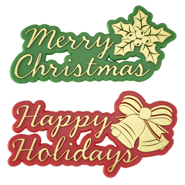 Golden Christmas Layon - Sweet Life Cake Supply