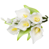 Gum Paste Spray White Calla Lily 1PCS - Sweet Life Cake Supply