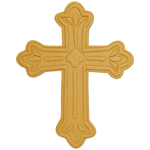 Gold Cross Gum Paste Layon* - Sweet Life Cake Supply