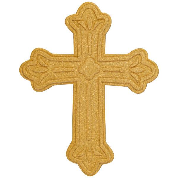 Gold Cross Gum Paste Layon*