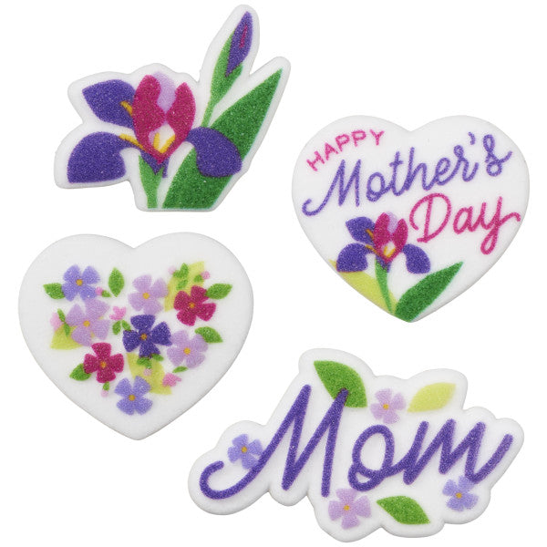 Dec-Ons® Decorations Mother's Day Blooms 4pcs - Sweet Life Cake Supply