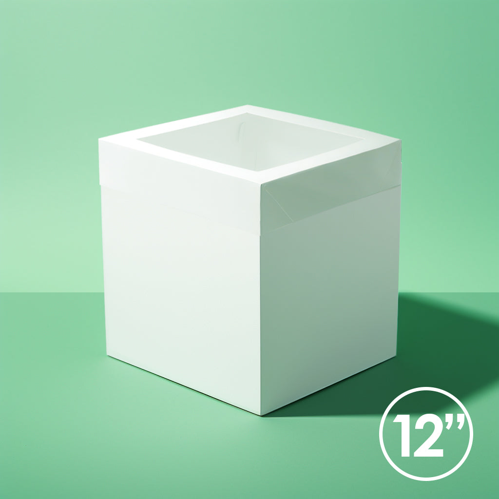 12" x 12" x 12" Tall Cake Box with Window