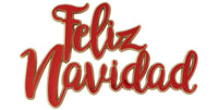 Red Feliz Navidad Layon
