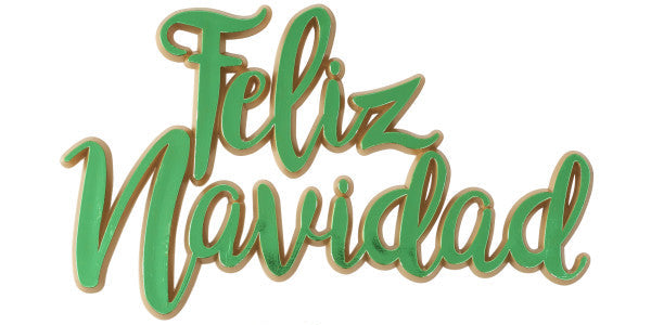 Green Feliz Navidad Layon