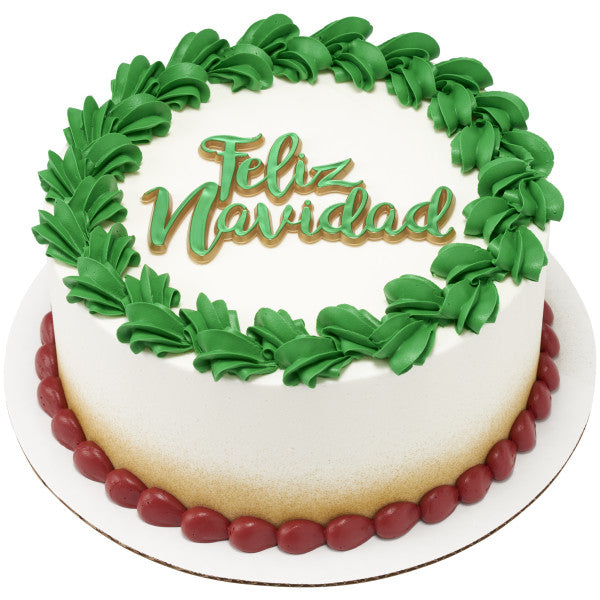 Green Feliz Navidad Layon