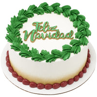 Green Feliz Navidad Layon