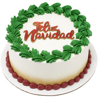 Red Feliz Navidad Layon