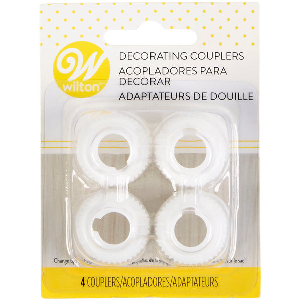 Wilton Standard Decorating Coupler Set, 4-Count - Sweet Life Cake Supply