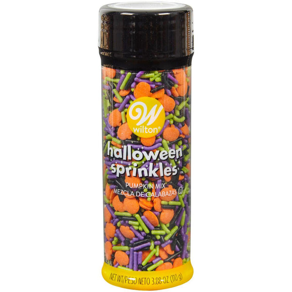 Wilton Halloween Pumpkin Sprinkles Mix, 3.88 oz - Sweet Life Cake Supply