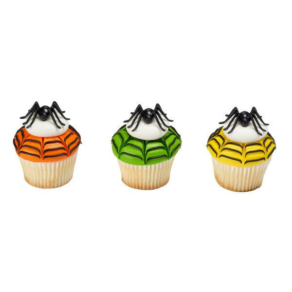 Small Spider Cupcake Layon 6 pcs - Sweet Life Cake Supply