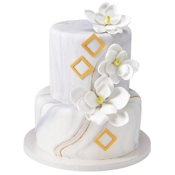Magnolia Assortment w/ Colored Center Small 1pcs* - Sweet Life Cake Supply