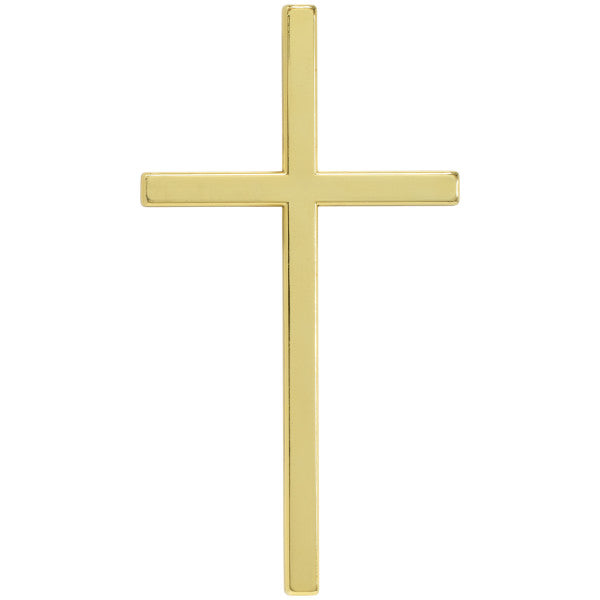 Acrylic Gold Cross Cake Topper Layon