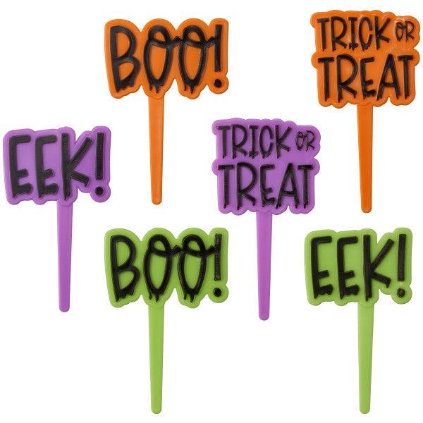 Halloween Greetings DecoPics® 6 pcs