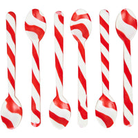 Wilton Peppermint Candy Cane Spoons, 6-Count - Sweet Life Cake Supply