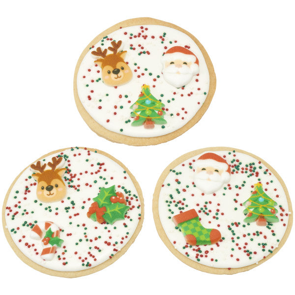 Dec Ons Holly Jolly Assorted Sugars 6pcs