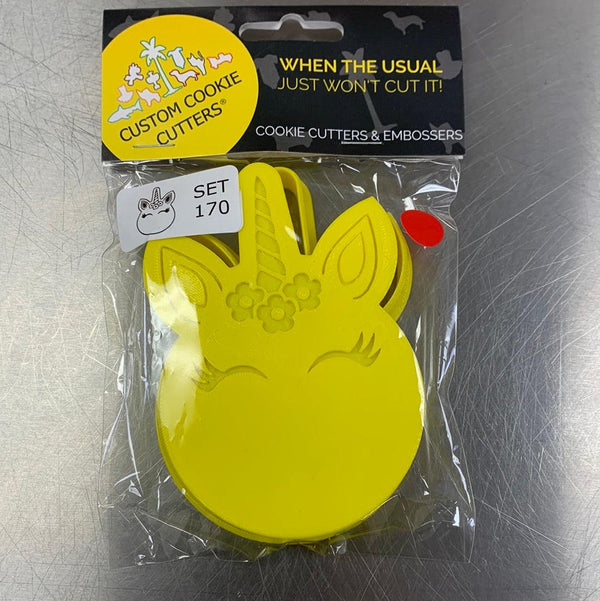 CCC Cutter & Embosser Set Unicorn 3D - Sweet Life Cake Supply