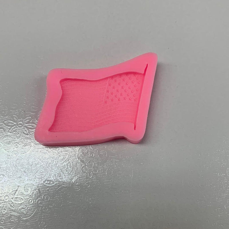 Silicone Mold American Flag *