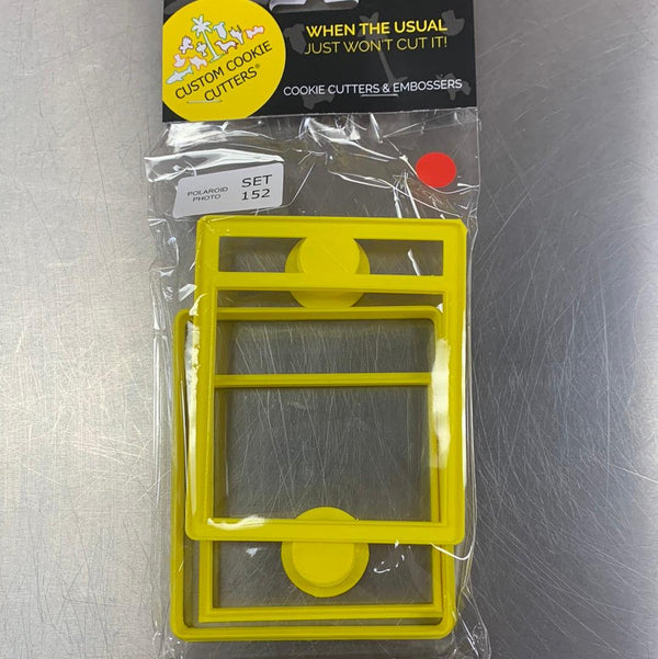 CCC Cutter & Embosser Set Polaroid Photo - Sweet Life Cake Supply