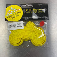 CCC Cutter & Embosser Set Dirt Bike - Sweet Life Cake Supply