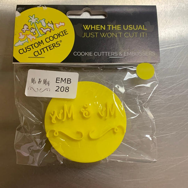 CCC Embosser Mr & Mrs Embosser - Sweet Life Cake Supply