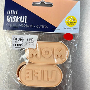 Little Biskut Cutter Set MOM LIFE Pill Cutter Set - Sweet Life Cake Supply