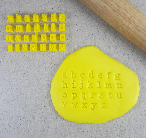 CCC Letter Stamps Typewriter Lowercase - Sweet Life Cake Supply