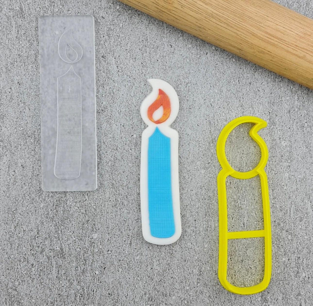 CCC Cutter & Debosser Set Candle - Sweet Life Cake Supply