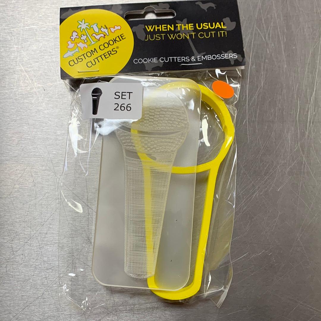 CCC Cutter & Debosser Set Microphone - Sweet Life Cake Supply