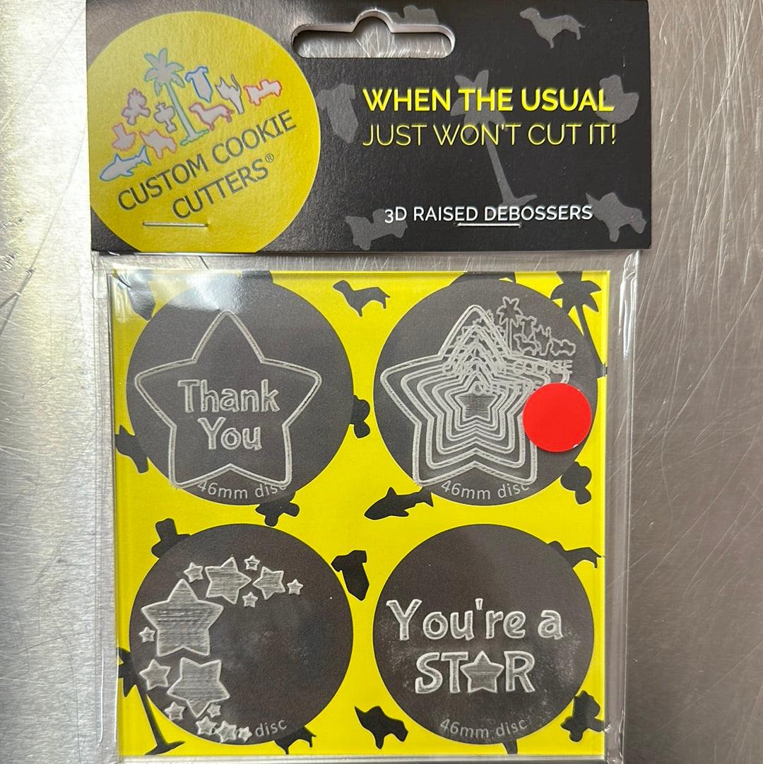 CCC Mini Debosser Thank You - Sweet Life Cake Supply