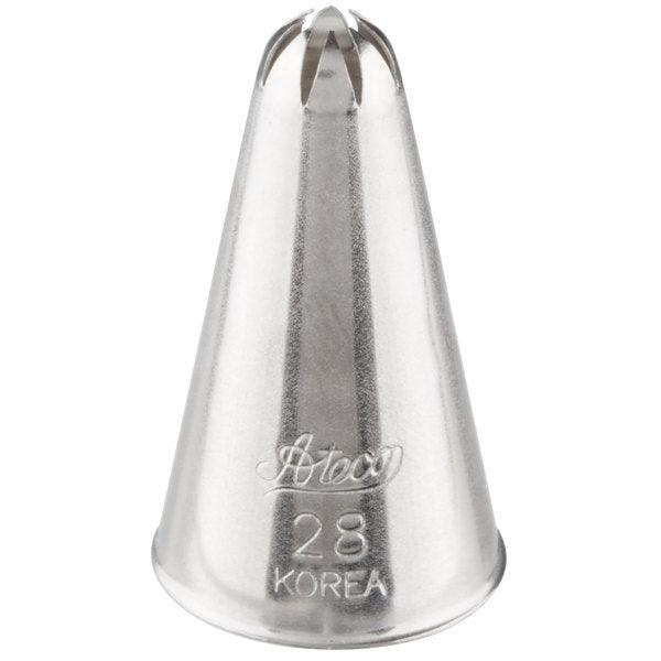 Standard Tube S/S Closed Star #28 - Sweet Life Cake Supply