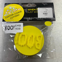 CCC Embosser BOO! Embosser - Sweet Life Cake Supply