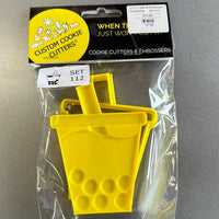 CCC Cutter & Embosser Set Bubble Tea - Sweet Life Cake Supply