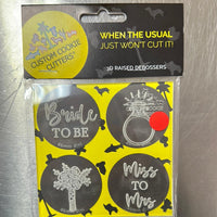 CCC Mini Debosser Bride To Be - Sweet Life Cake Supply