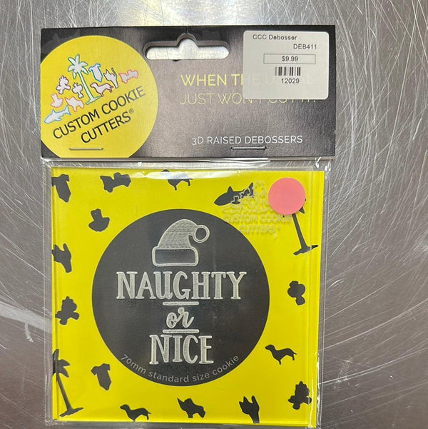 CCC Debosser Naughty or Nice - Sweet Life Cake Supply