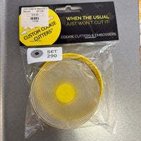 CCC Cutter & Debosser Set Record Disc - Sweet Life Cake Supply