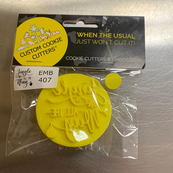 CCC Embosser Jingle All The Way Embosser - Sweet Life Cake Supply