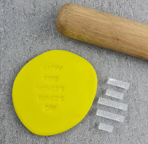 CCC Embosser Happy Mixed Message Set - Sweet Life Cake Supply