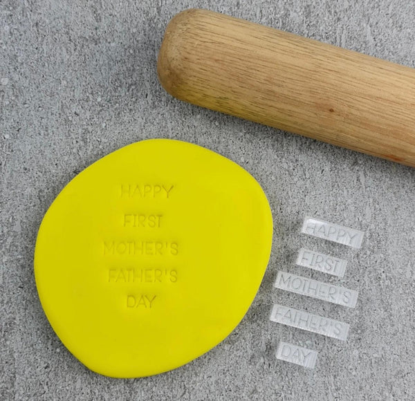 CCC Embosser Happy Mixed Message Set - Sweet Life Cake Supply